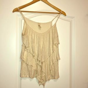 Front Ruffle Cami Top